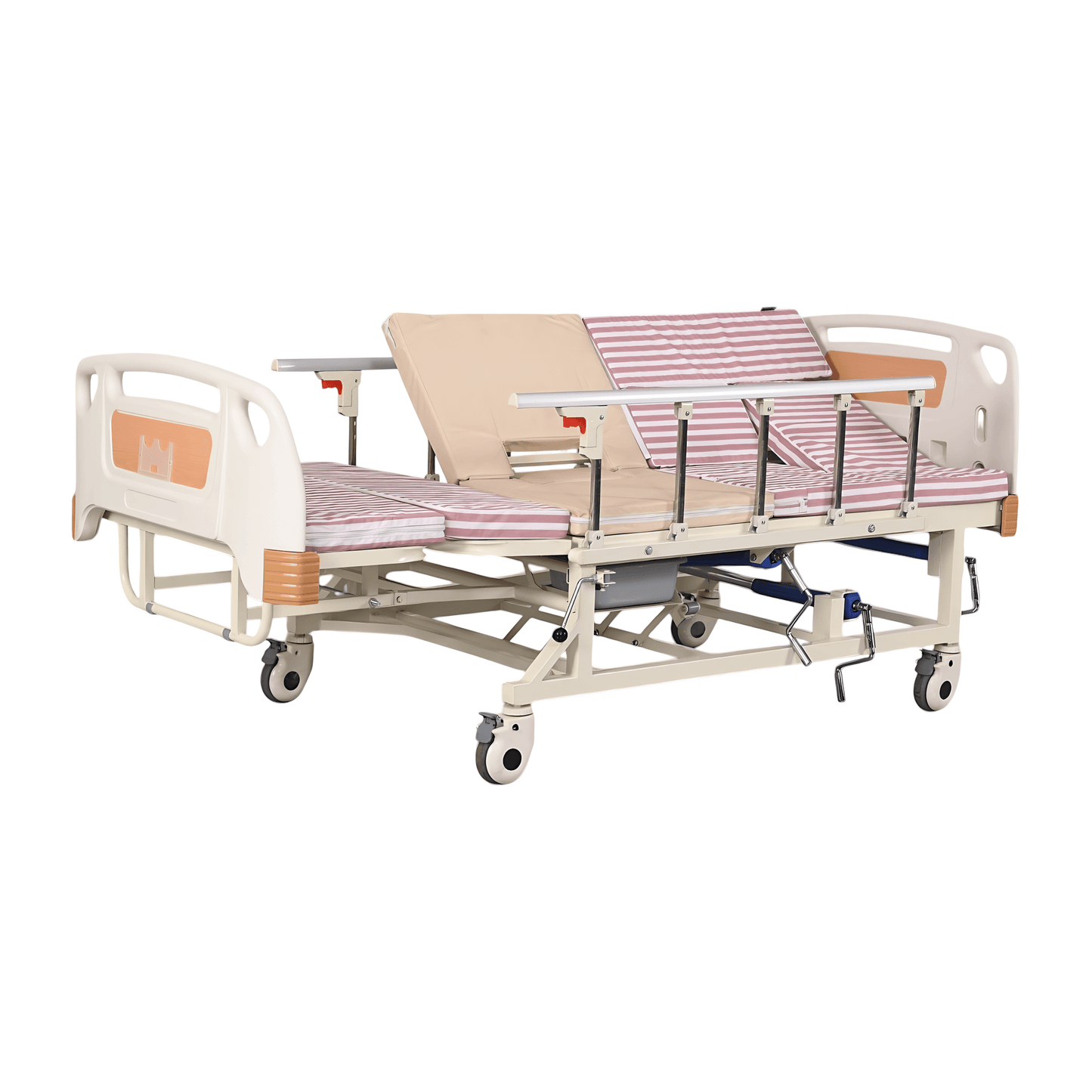 HCEC071 Healthcare Bed with Manual Multifunction and Lateral Turning - Homecare Bed