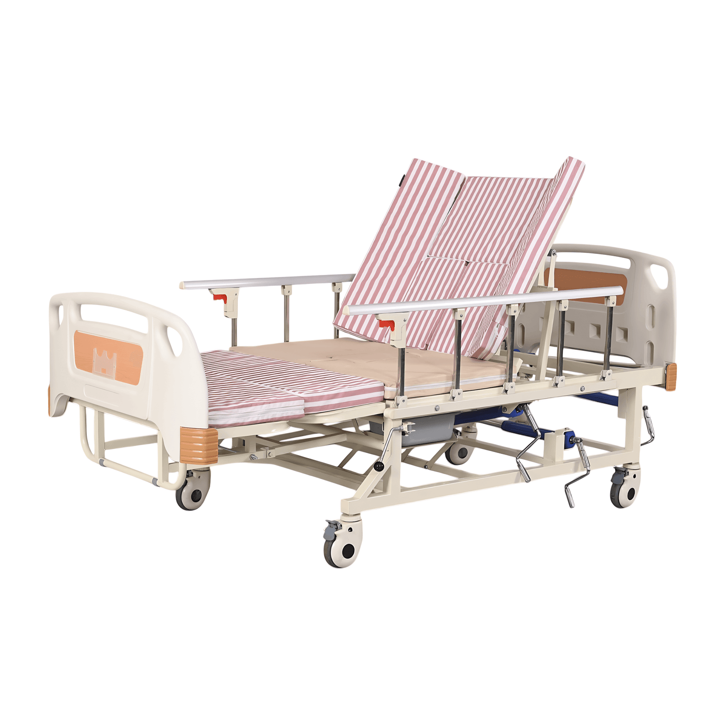 HCEC071 Healthcare Bed with Manual Multifunction and Lateral Turning - Homecare Bed back lift function