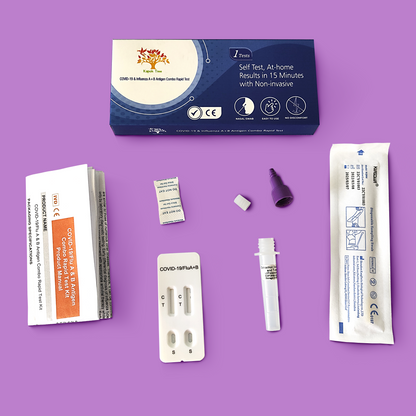 Covid-19 & Influenza A+B Antigen Combo Rapid Test