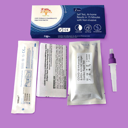 COVID-19 Influenza A+B Parainfluenza 1/23 Antigen Comba Rapid Test