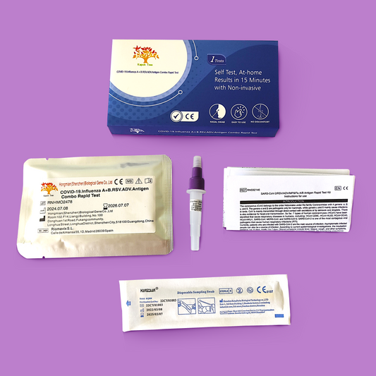 COVID-19.Influenza A+B.RSV.ADV.Antigen Combo Rapid Test